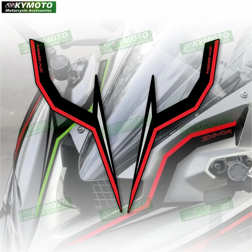 

Для Kawasaki Ninja ZX-4R ZX4R ZX-4RR ZX4RR мотоциклетная наклейка обтекатель мотоциклетная головка Водонепроницаемая Светоотражающая Модифицированная наклейка
