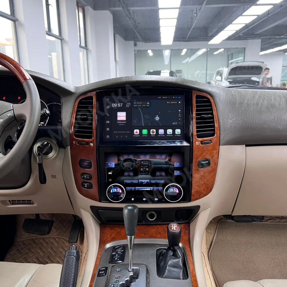 10Inch Android 14 For Toyota Land Cruiser LC100 Lexus LX470 2003-2007 Car Radio GPS Navigation Multimedia Player Audio Stereo
