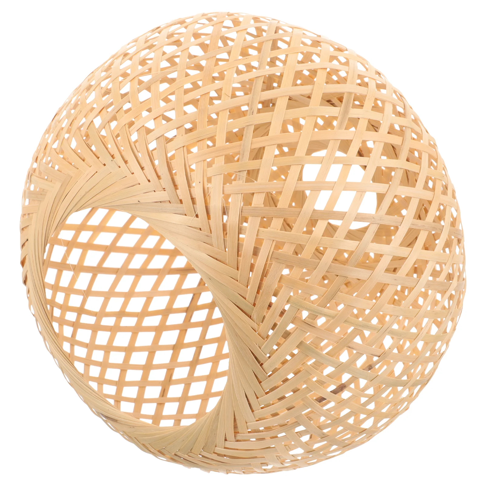 

Bamboo Lampshade Woven Light Cover Hanging Shades Vintage Rustic Lampshades Home Restaurant Decorative Replacement Pendant