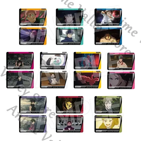 Genuine Anime Jujutsu Kaisen The Culling Game Choso Yuta Okkotsu Naoya Cosplay Cartoon Scene Description Transparent Card Xmas