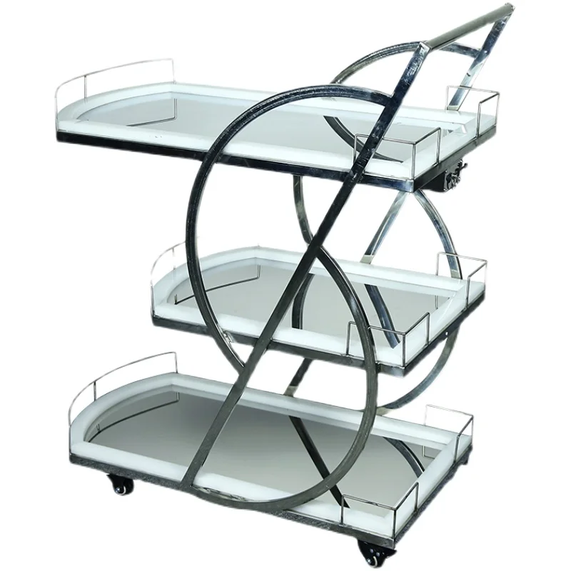 

Bar luminous liquor cart box cake trolley