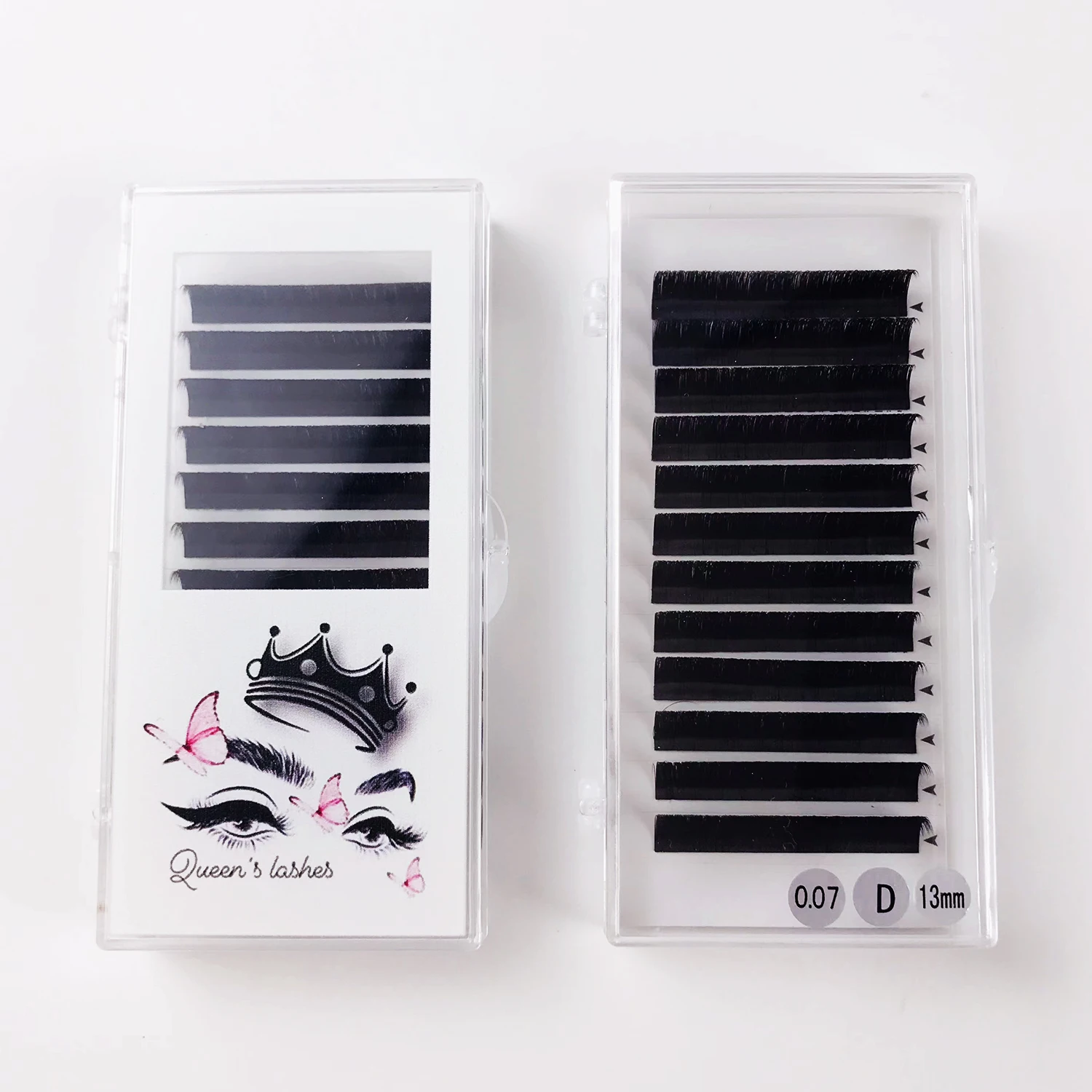CoMango Custom Brand Label 10/20/30pcs Easy Fan Lashes Volume Extensions With Your Own Logo Wholesale Auto Flower 1 Second Lash