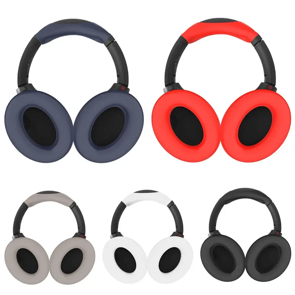 For Sony WH-1000XM4 Headphone Earpads Cover Anti-dust Shockproof Head beam Protective Case Soft Silicone Headset Accessories