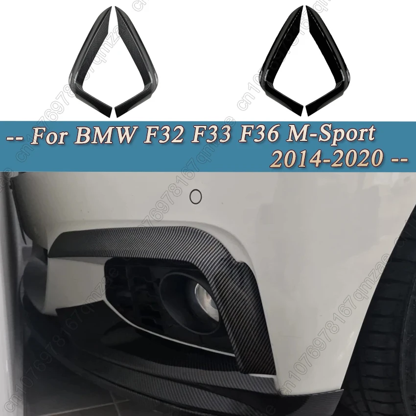 Front Bumper Lip Side Splitter Spoiler Fog Lamp Cover For BMW 4 Series F32 F33 F36 420i 428i 435i 440i M-Sport 2014-2020 Tuning