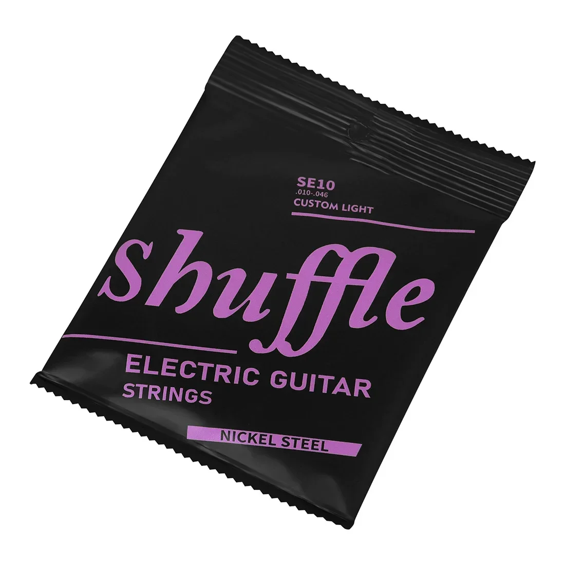 SHUFFLE SE10-juego de 6 cuerdas de Guitarra eléctrica, núcleo de acero de alto carbono Hexagonal, piezas y accesorios de Guitarra