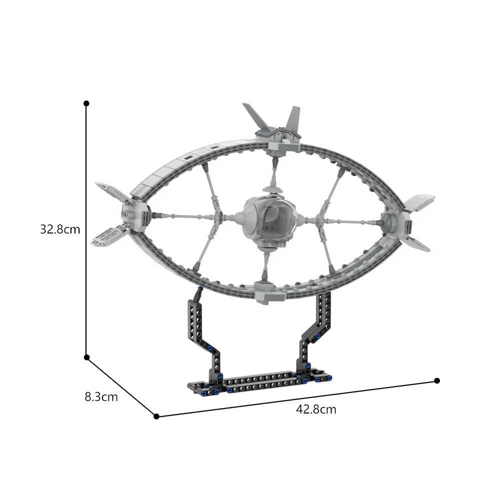 MOC Interstellars Space Odysseyeds, ensemble de blocs de construction de navires, exploration de vaisseaux spatiaux, jouets éducatifs en brique, cadeau pour enfants