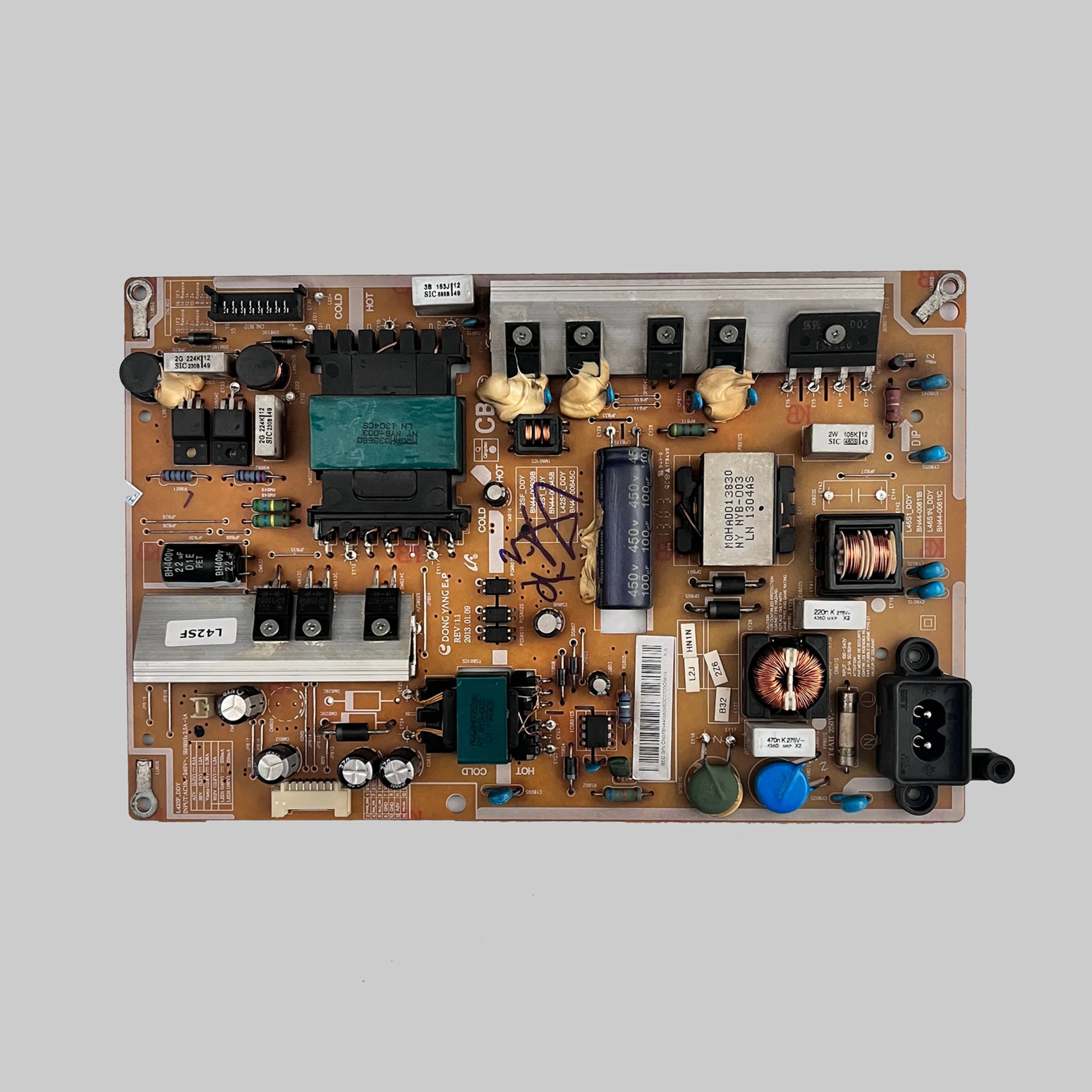 

Authentic Original TV Power Board BN44-00610B = BN44-00609A = BN44-00611B Working Properly And Is For LCD TV HG40NB670FFXZA Part