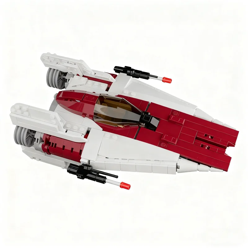 503 Uds. MOC RZ 1 A Wing Minifig escala estrella batalla modelo arquitectura de bloques de construcción juguete regalos de navidad educación ladrillo cumpleaños