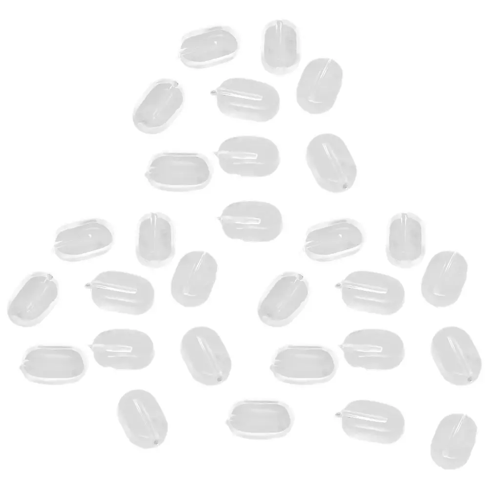 

20 пар силиконовых накладок на нос для очков, противоскользящие, мягкие, легкие, для оправ очков и солнцезащитных очков