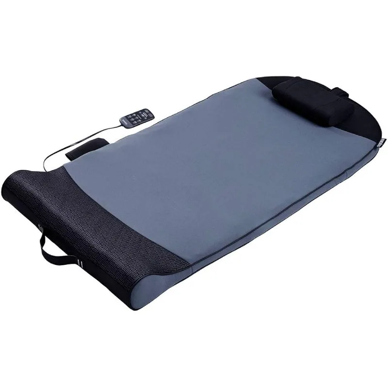 

Body Flex Back Stretching Mat with Heat, 6 Stretching Programs and 3 Intensity Levels with Removable Memory Foam Pillow for