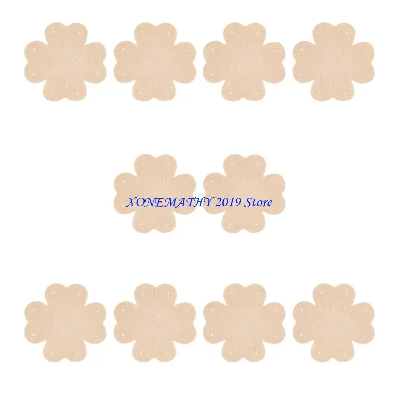 

F42F набор из 10 войлочных украшений защиты для защиты ювелирных изделий для хранения серьс