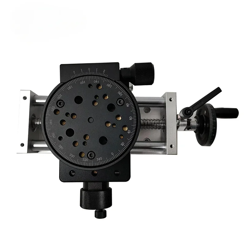 

Precision Manual Three-Axis Combination Stage Multidimensional Platform Translation Lifting Rotary Stage