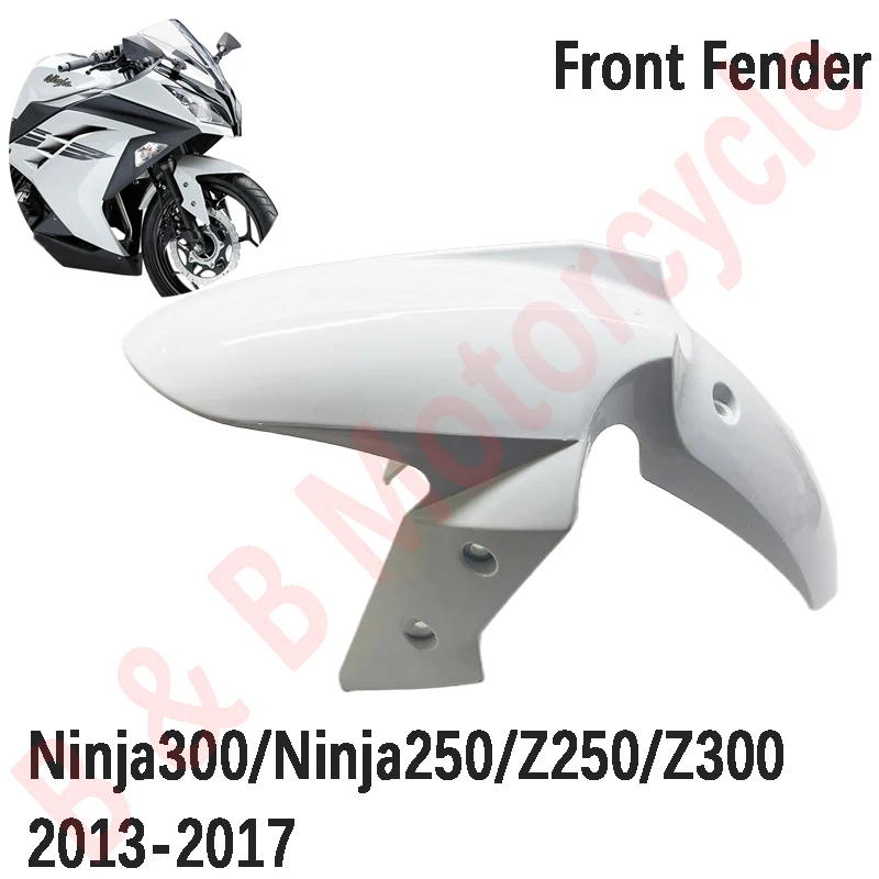 

For Kawasaki Ninja300 Fender Front Fender for Kawasaki Ninja 300 NINJA 250 300 EX300 Z250 Z300 2013-2017 Unpainted