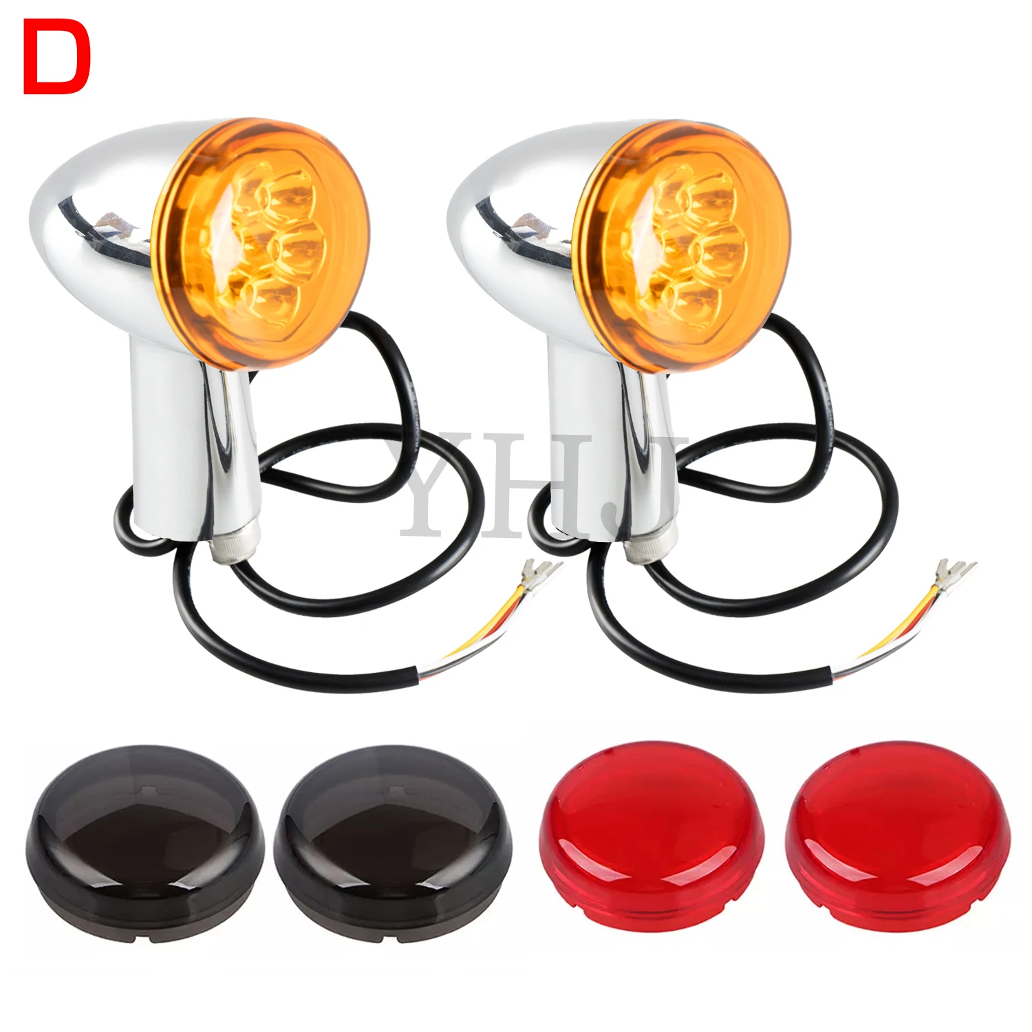 

LED Motorcycle Rear Turn Signal Indicator Lights For Harley Sportster XL 883 XL 1200 Forty Eight 1992-Up