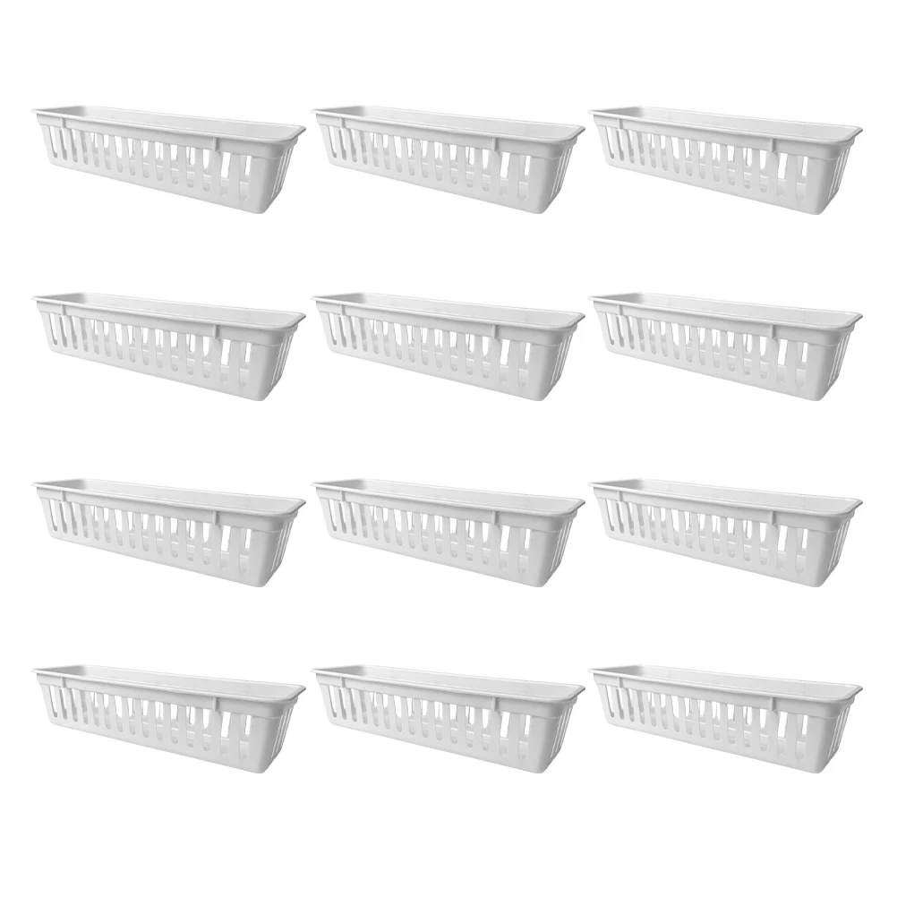 

12 Pcs Storage Basket Classroom Organization Supplies Pencil Baskets for Holder Teacher Desk Organizer Household Products