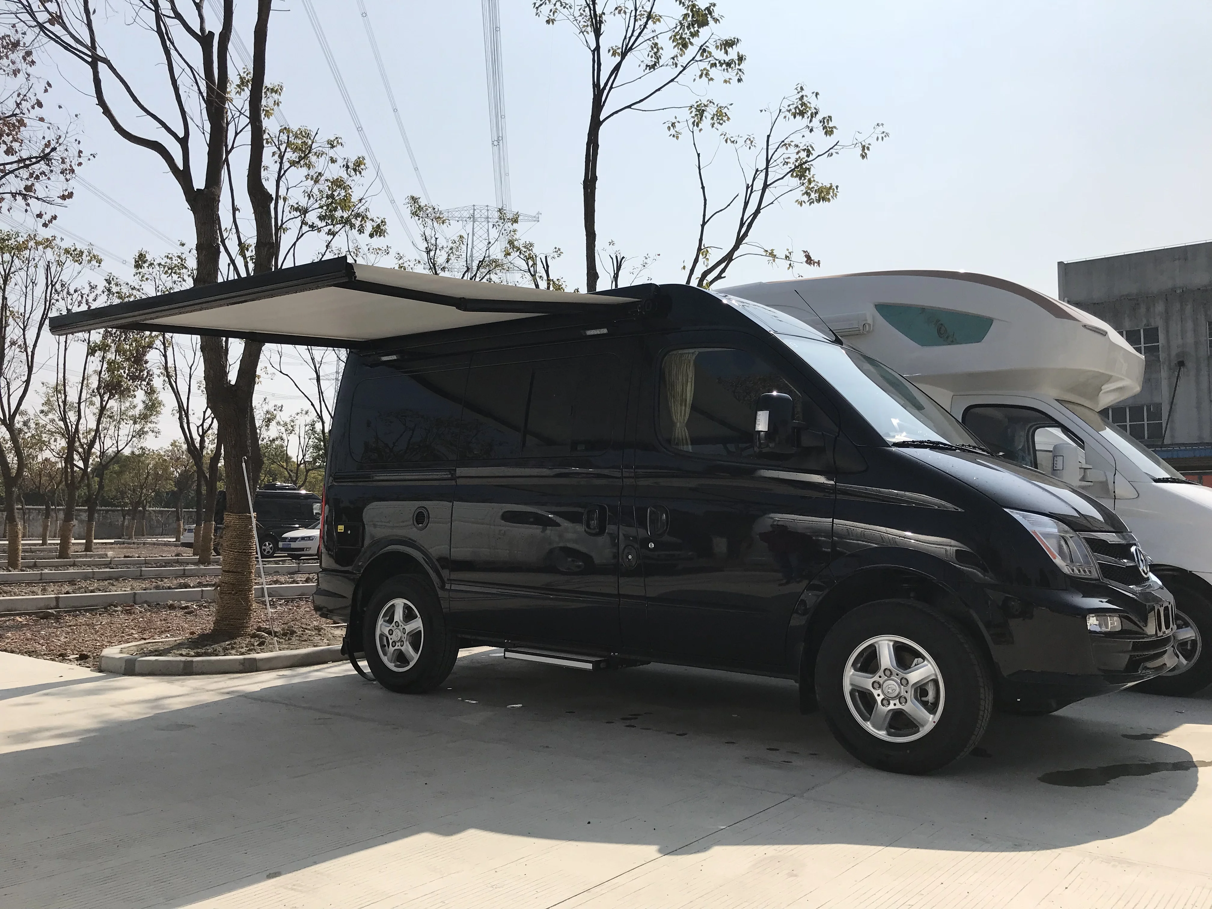 Freistehende Markise für LKW-Autodach