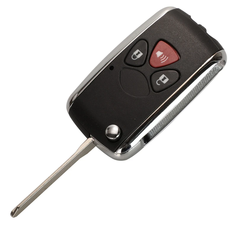 Jinyuqin TOY43/TOY40/TOY47 hoja carcasa de la llave a distancia del coche para Toyota Camry corona Corolla Reiz RAV4 Venza Avalon matriz Auto Fob