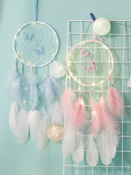 Dream Catcher Butterfly Wind Chimes Girls Room Pendant Bedroom Garden Outdoor Decorations Birthday Gift Creative Home Crafts