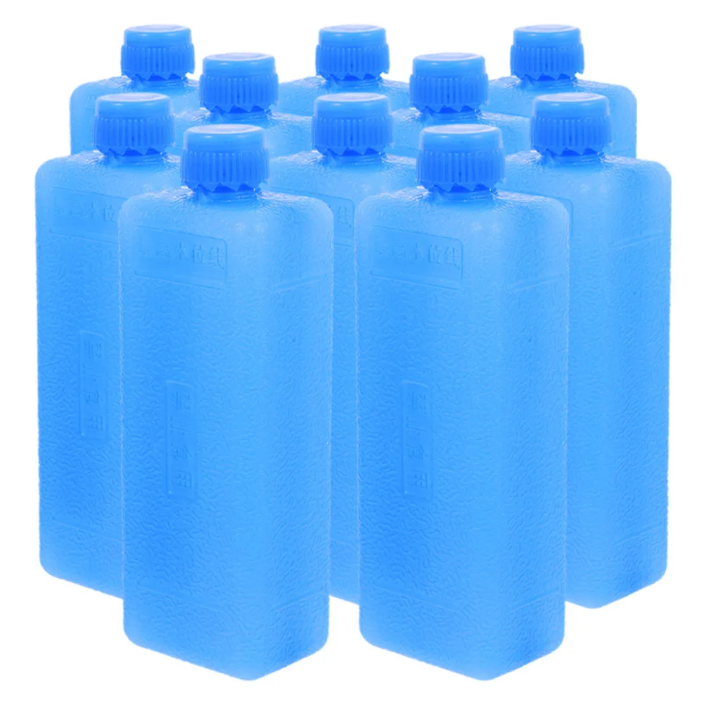 10Pcs Reusable Ice Pack Air Cooler Ice Blocks Portable Slim Cooling Packs for Evaporative Ac Cooler Bag Lunch Box Outdoor