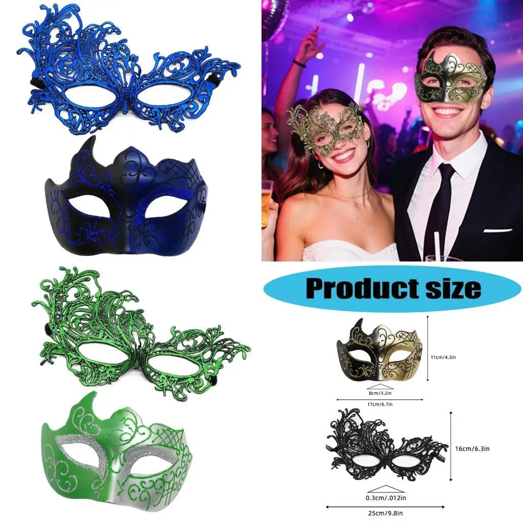 

39BD Пара маскарадов маски на Хэллоуин Маска Mardi Gras Mask Mas