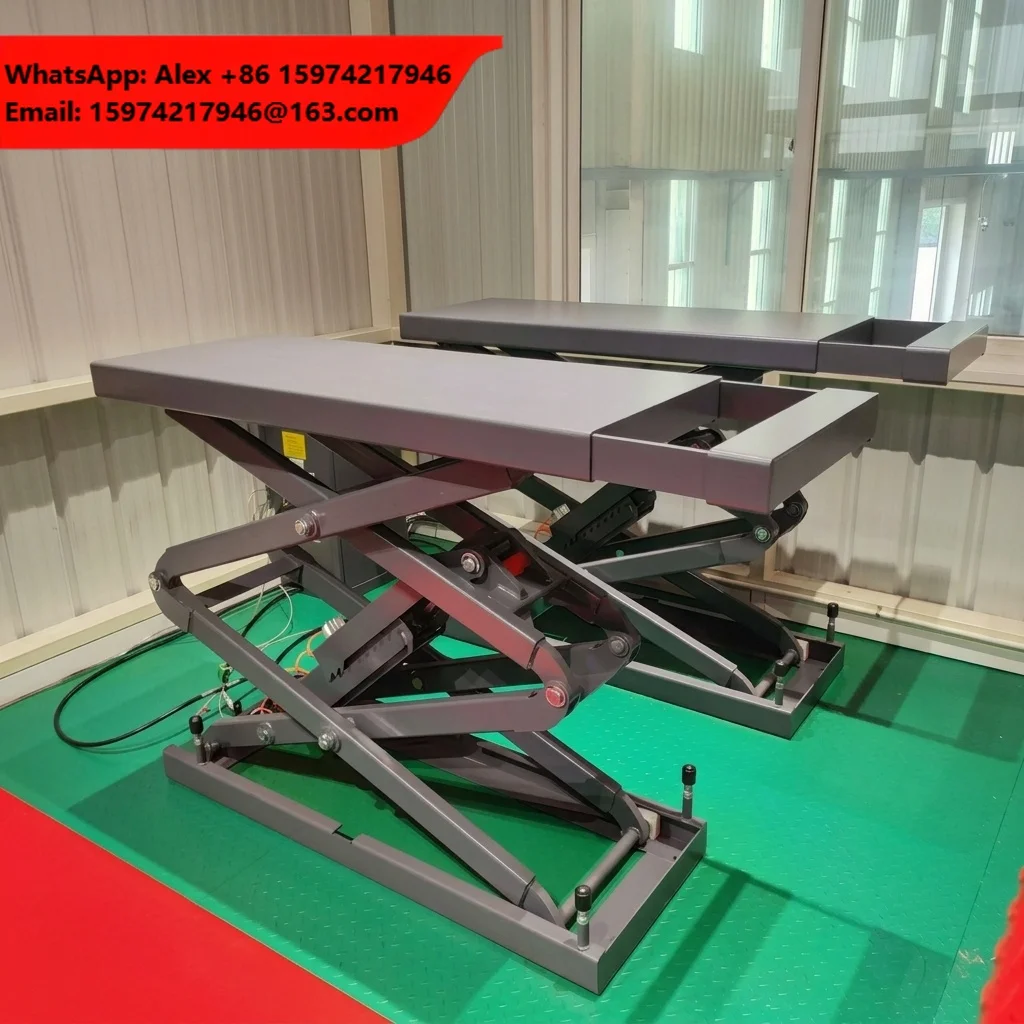 Factory Direct Mobile Small Scissor Car Lift Hydraulic 3.5 Ton Garage Vehicle Lifter