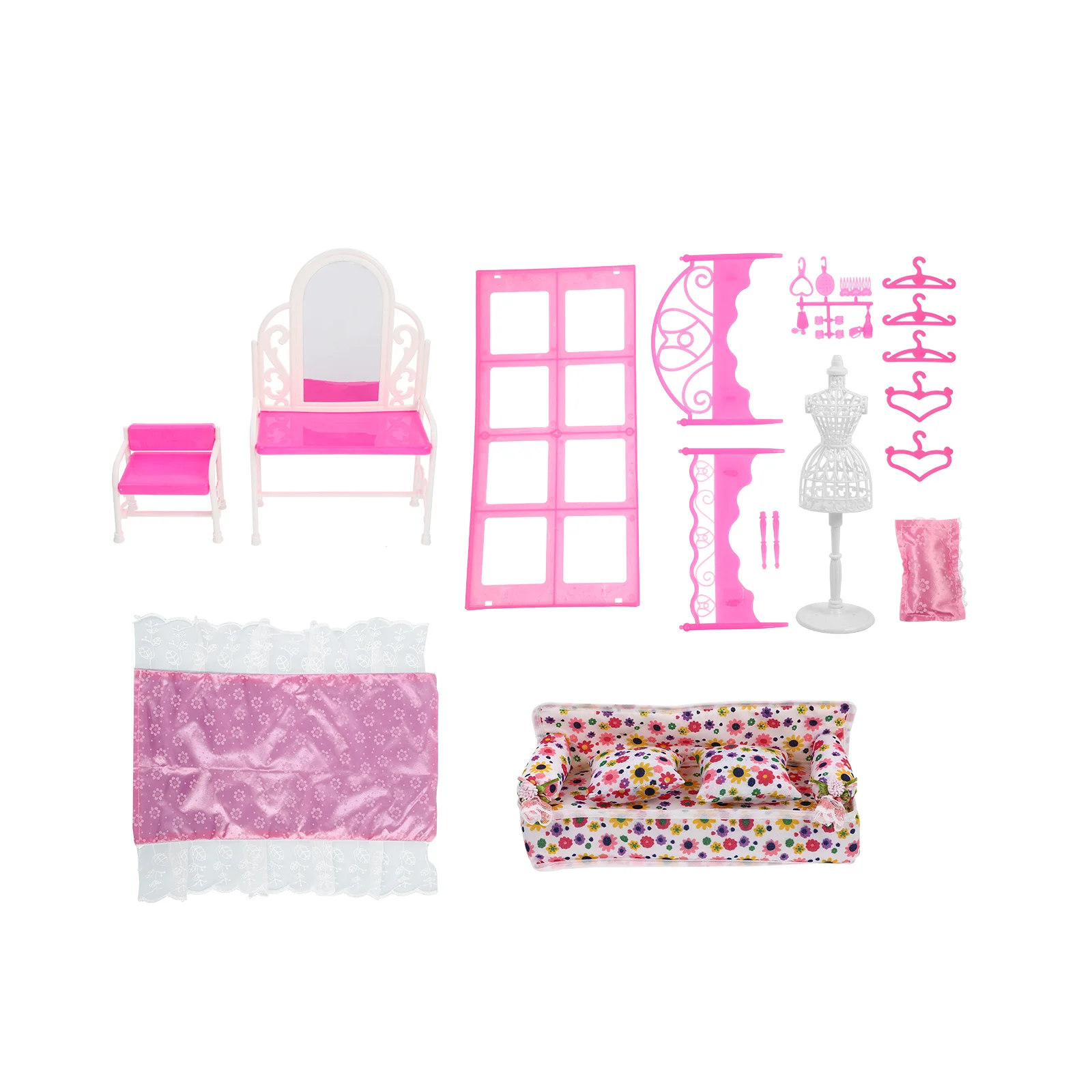 مجموعة واحدة من ملحقات أثاث المنزل الصغير، طاولة تزيين صغيرة، مواد عالية الجودة، ليس من السهل تشويه الحرفية الدقيقة للمنزل #2