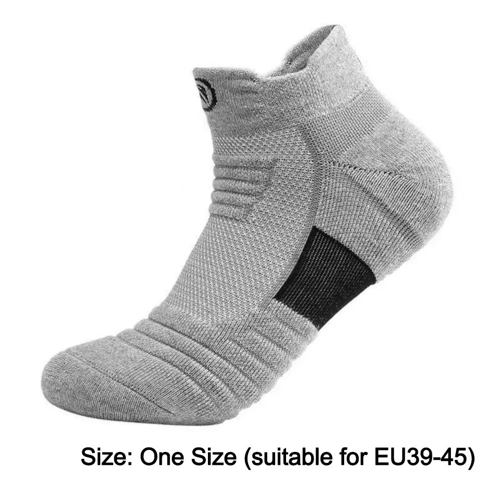 Novo algodão meias de futebol respirável anti-deslizamento meias de futebol engrossado tubo curto ciclismo meia masculina