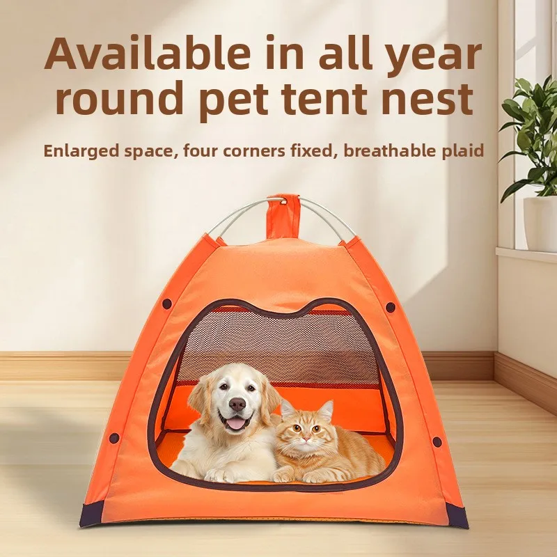 

Палатка для домашних животных подходит для всех сезонов. Кошачий логан для кошек и собак для собак. Дышащий и складной кошачий домик на открытом воздухе. Кошачья палатка.