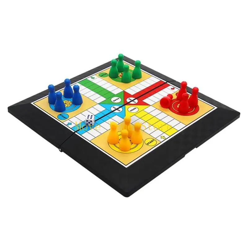 

Игровой набор для складных шахмат 92ME 20x20 см с ярким дизайном для использования в помещении и на открытом воздухе