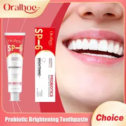 SP6 Probiotic Brightening Toothpaste Remove Plaque Stains Keep Fresh Breath Preventing Periodontitis Oral Teeth Care Toothpastes