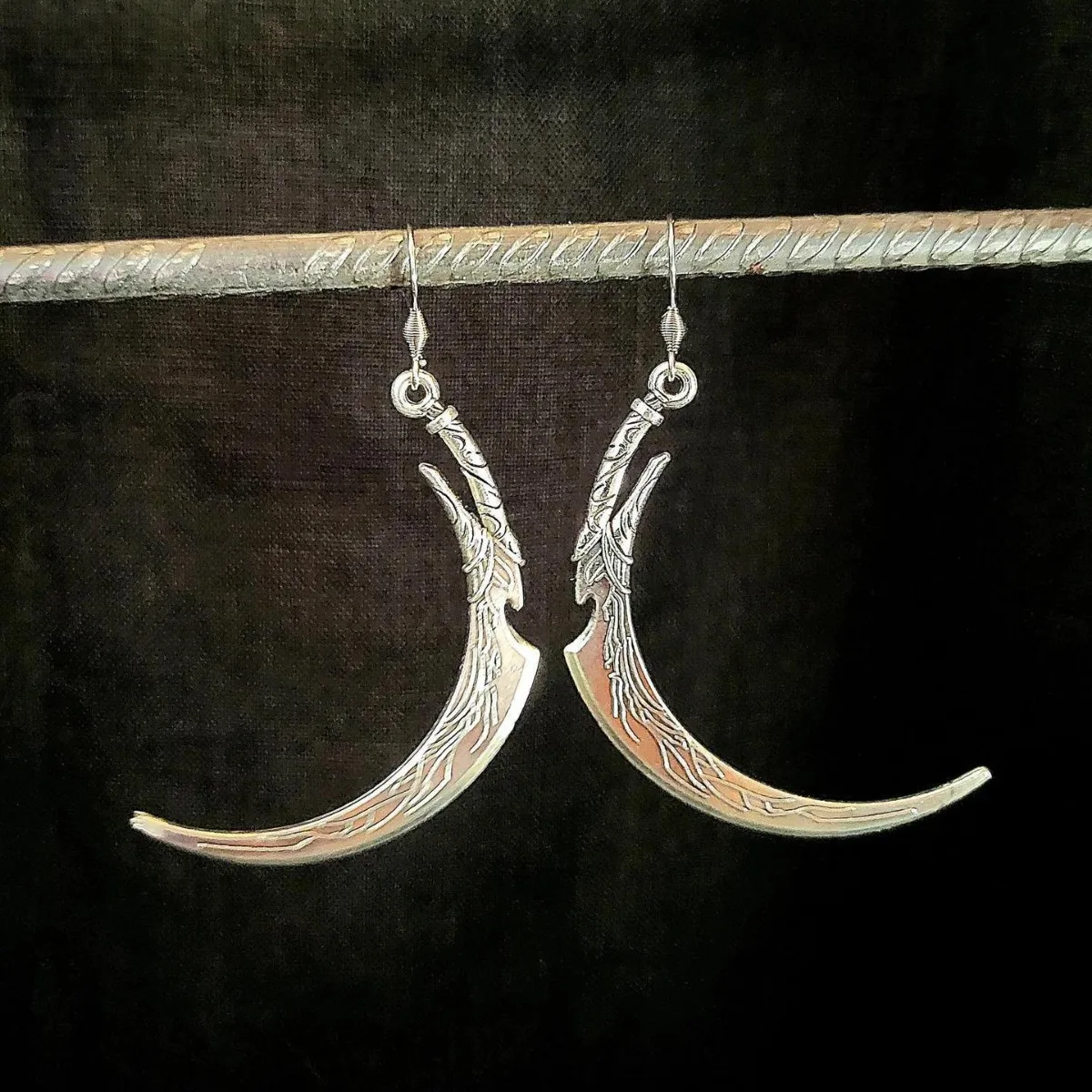 Death Sickle Earrin… - image