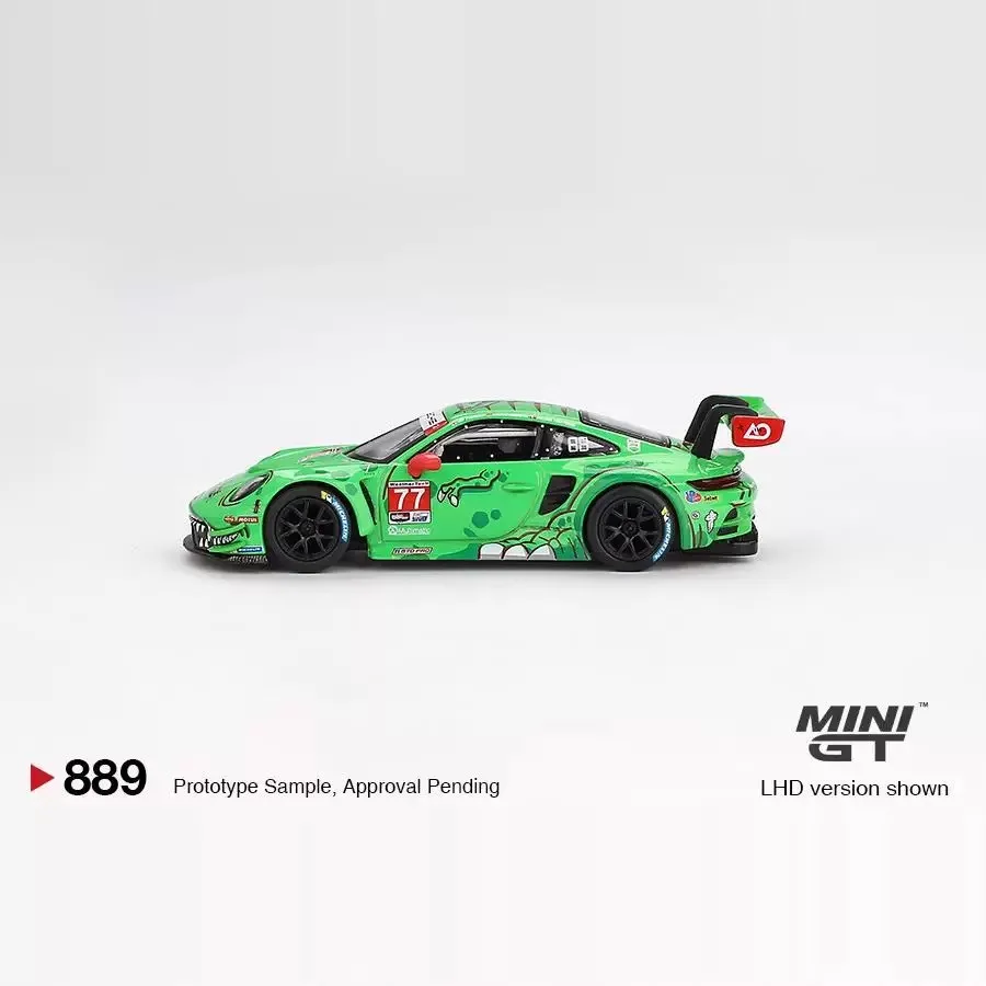إس إم مينيجت 1/64 963 # 75 911 # 77 AO 992 رياضة السيارات GT3 R # 27 28 # 7 901 minigt 889 مجموعة معدنية نماذج سيارات مصنوعة من خليط معدني مصبوبة
