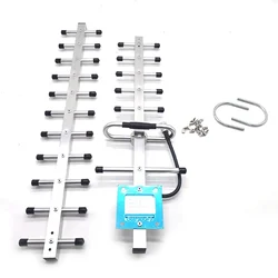 Antenna 20DBi 2G/3G/4G LTE Yagi Antenna 800-2700MHz N Female External Outdoor Antenna for Mobile Signal Booster Repeater