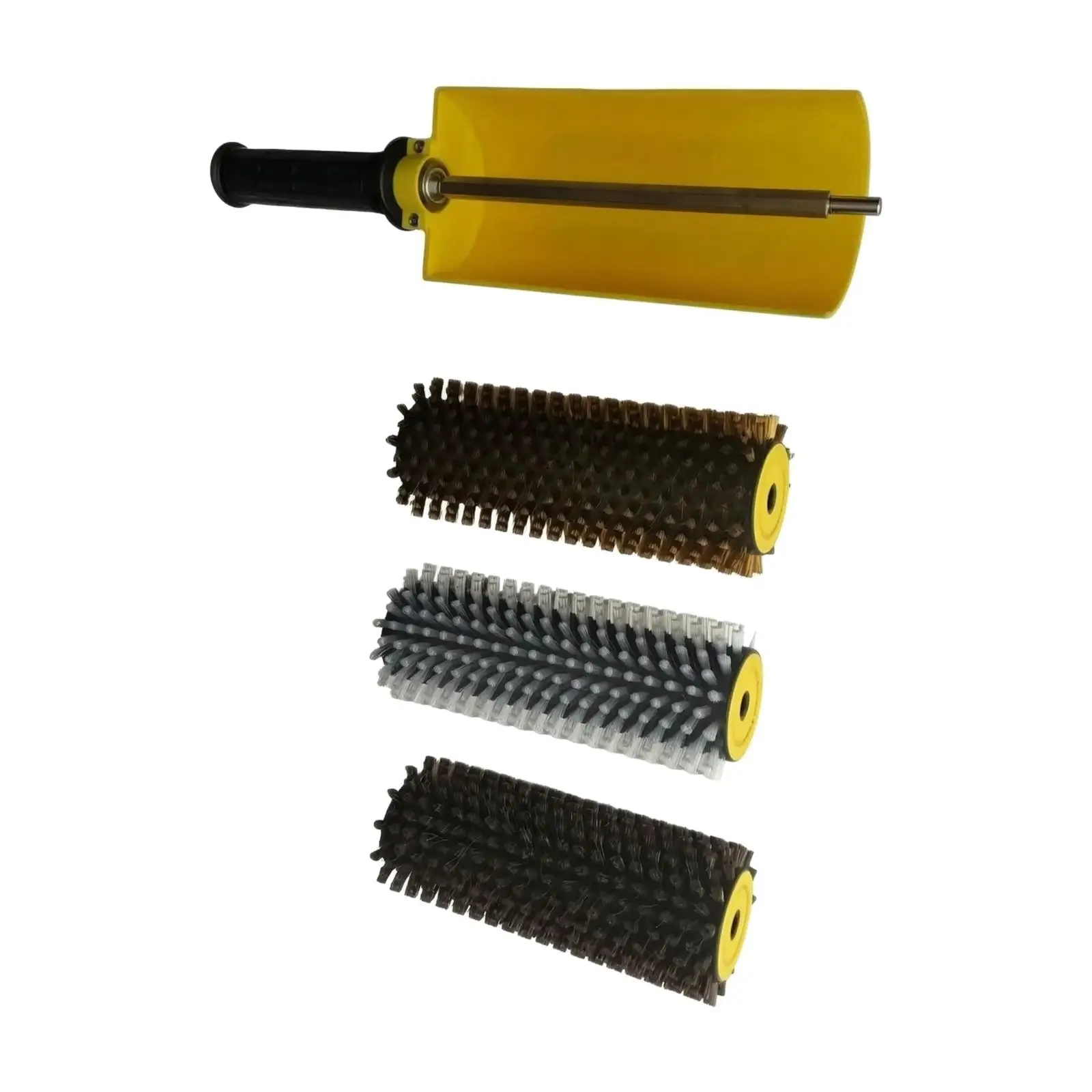 Ski Tuning Tool Long-Lasting Handheld Polish Brush with Nylon Horsehair Copper