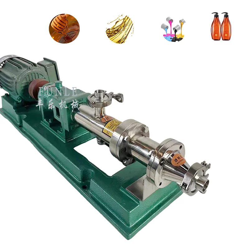 

Factory Price High Viscosity Stainless Steel Single Screw Pump Slurry