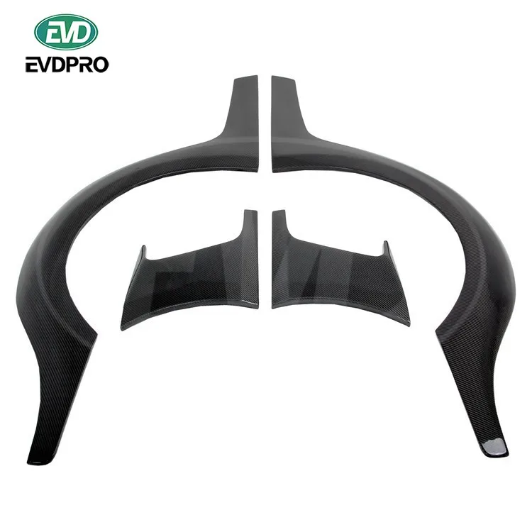 

For Nissan R35 GTR 2008-2019 Top Secret Style Carbon Fiber Rear Wheel Trim