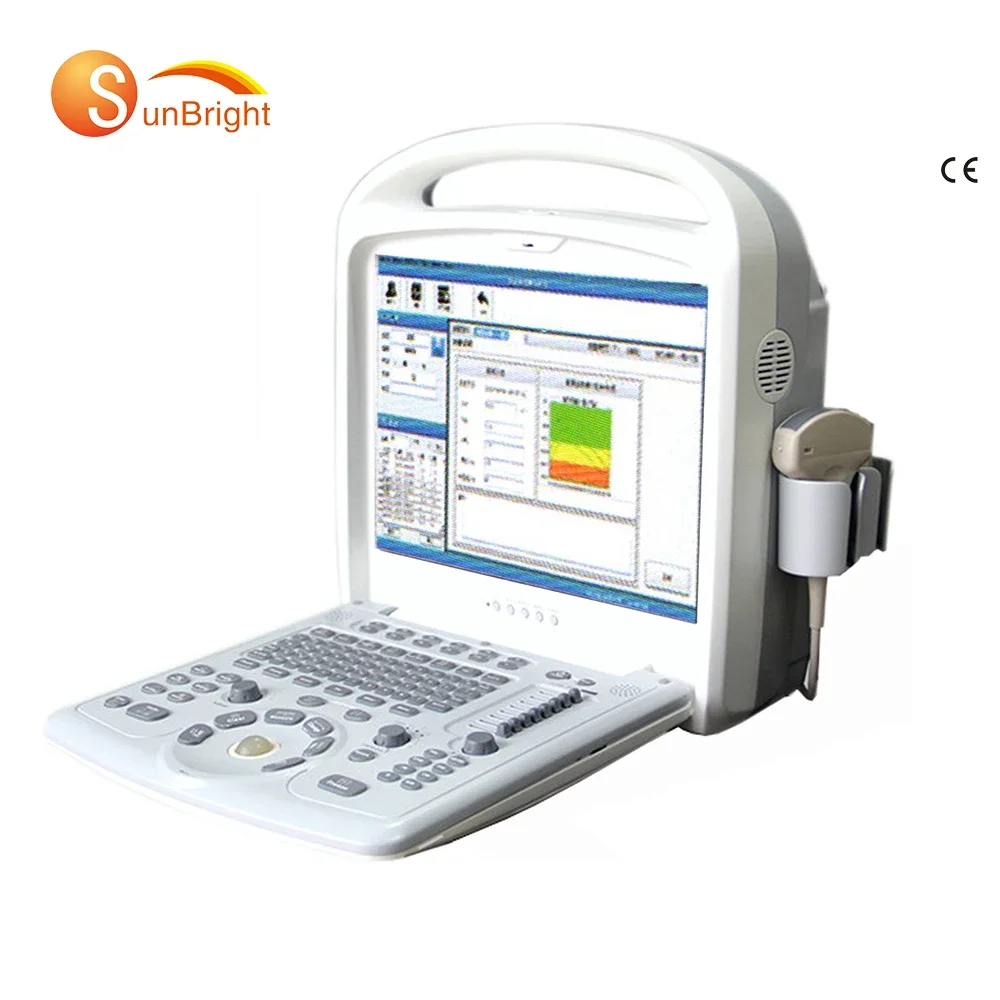 CE approved portable full-auto ultrasound bone densitometer SUN-B2 ultrasonic diagnostic devices