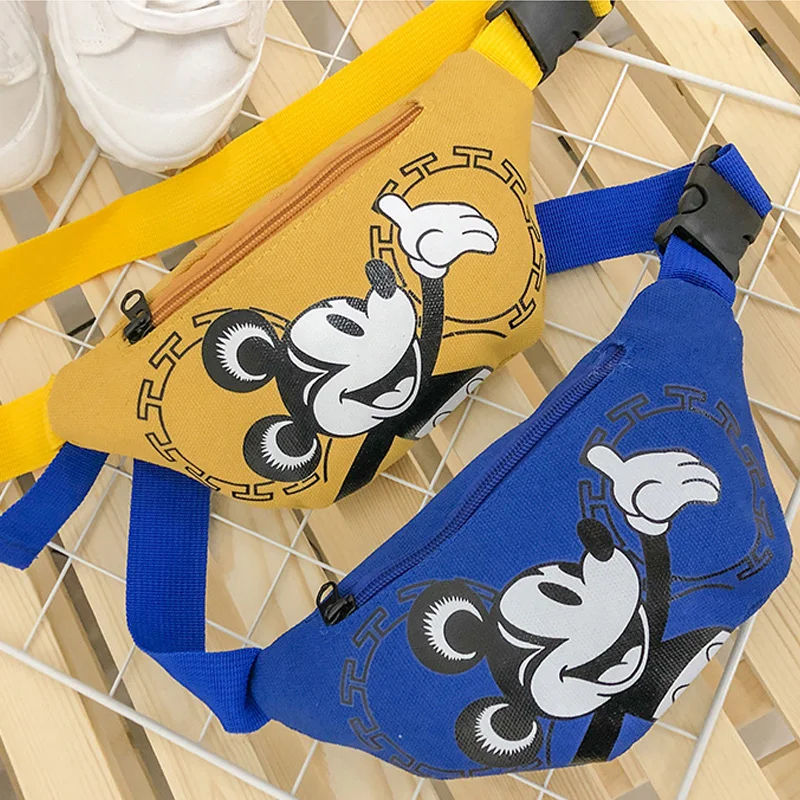 Disney Mickey Mouse chest bag Cute Children\'s Chest Bag Girl Boy Messenger Bags Minnie Mickey Waist Bags Coin Purse Gifts