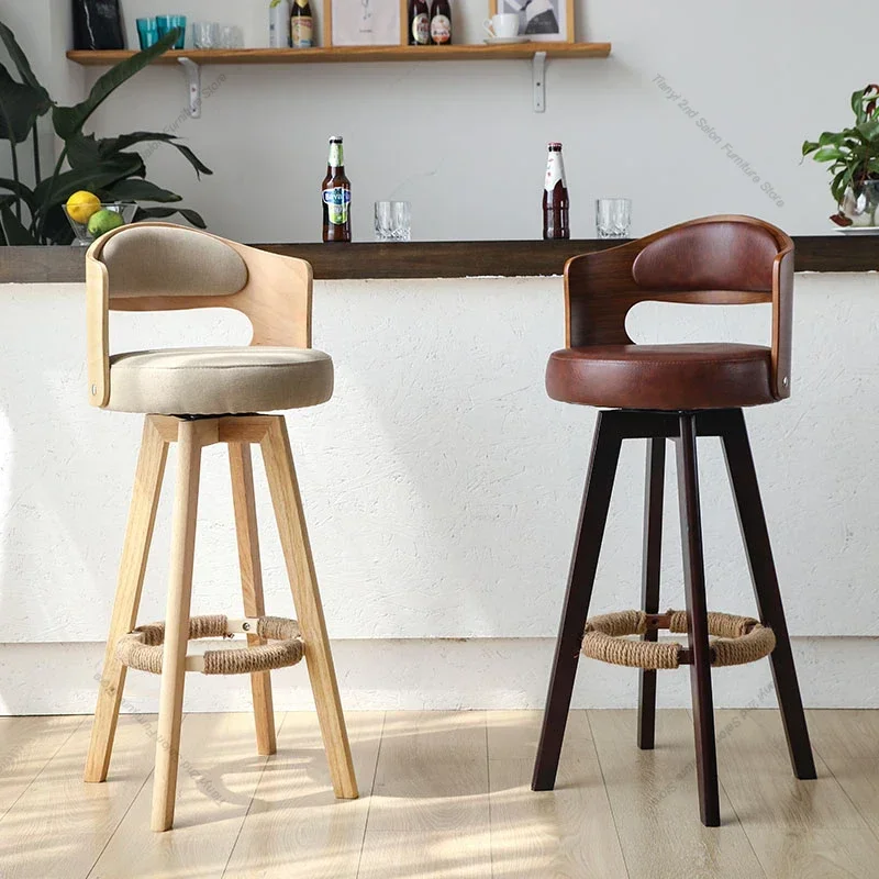 High Modern American Style Bar Chairs Living Room Restaurant Simplicity Rotatable Bar Chair Bedroom Home Furniture Banqueta HBBC