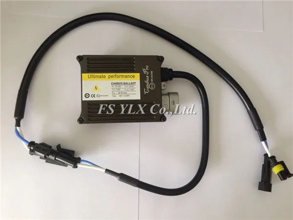 FSYLX 2pcs 100CM 1M HID Xenon Ballast Extension Wire Cable 35W 55W 75W 100W HID extension cable for h1 h3 h4 h7 h8