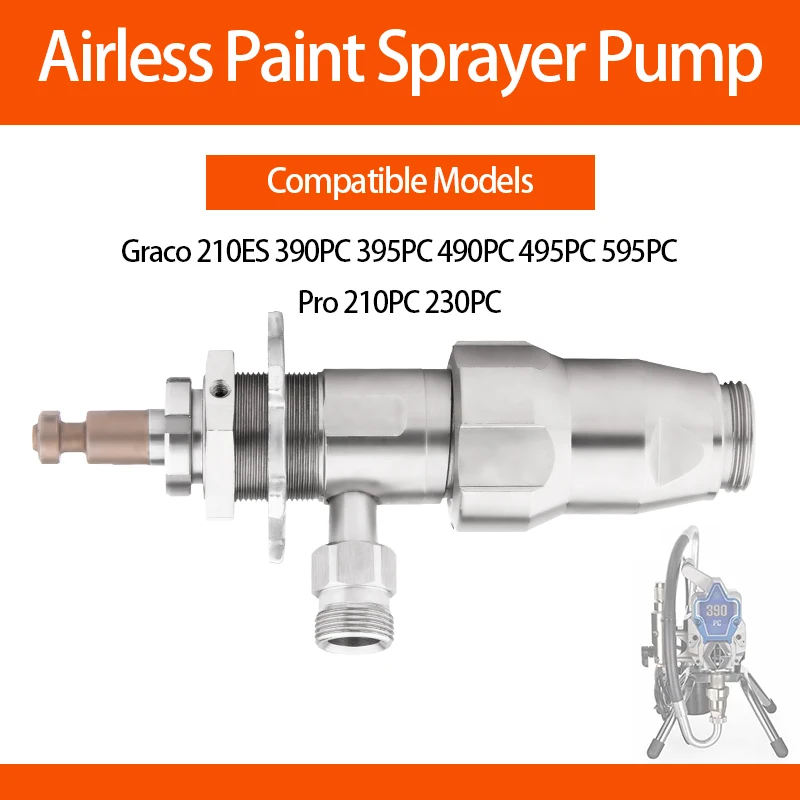 No Air Spray Gun Paint Pump PC Pump for 17c487 17c721 210es 210pc 230pc 390pc 490pc 495pc 595pc Pro Replacement Parts