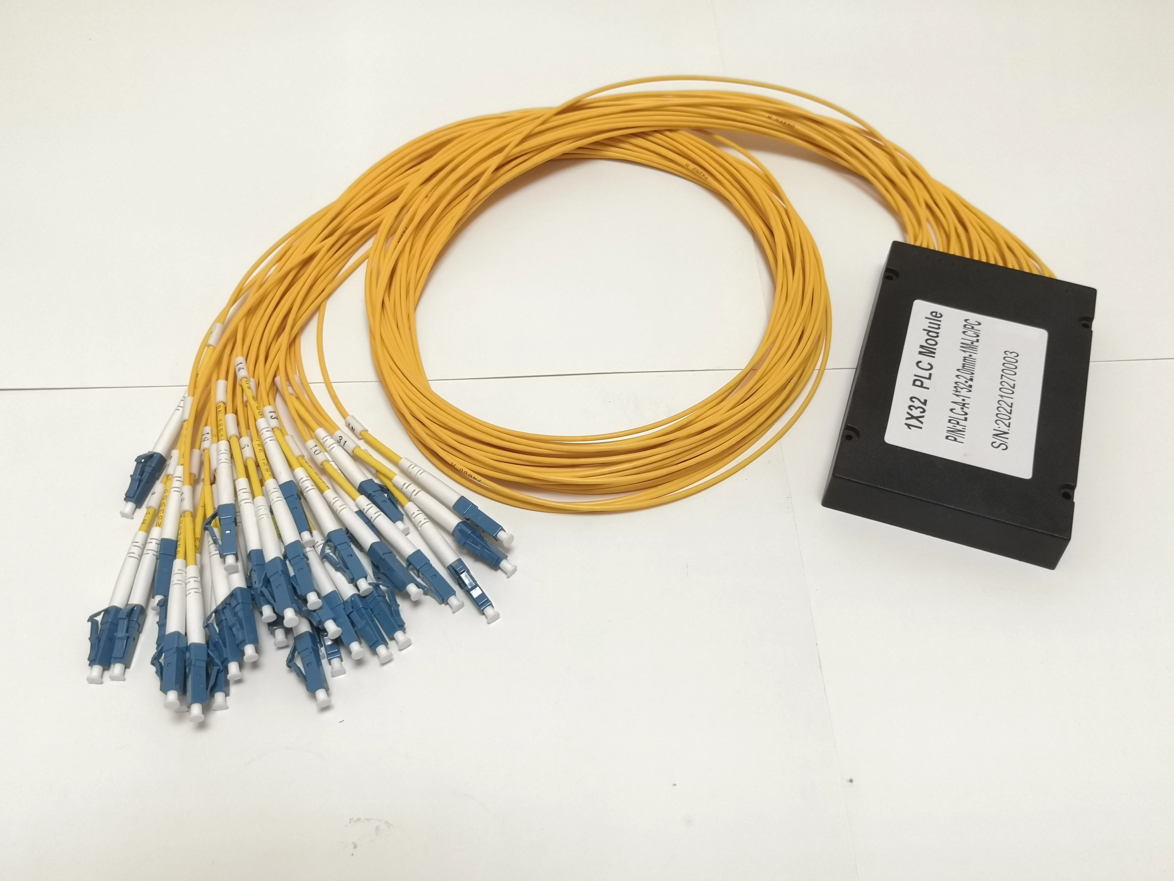 GEPON Splitter 1×32 PLC Splitter with ABS box, SC, FC, LC, E2000 connector