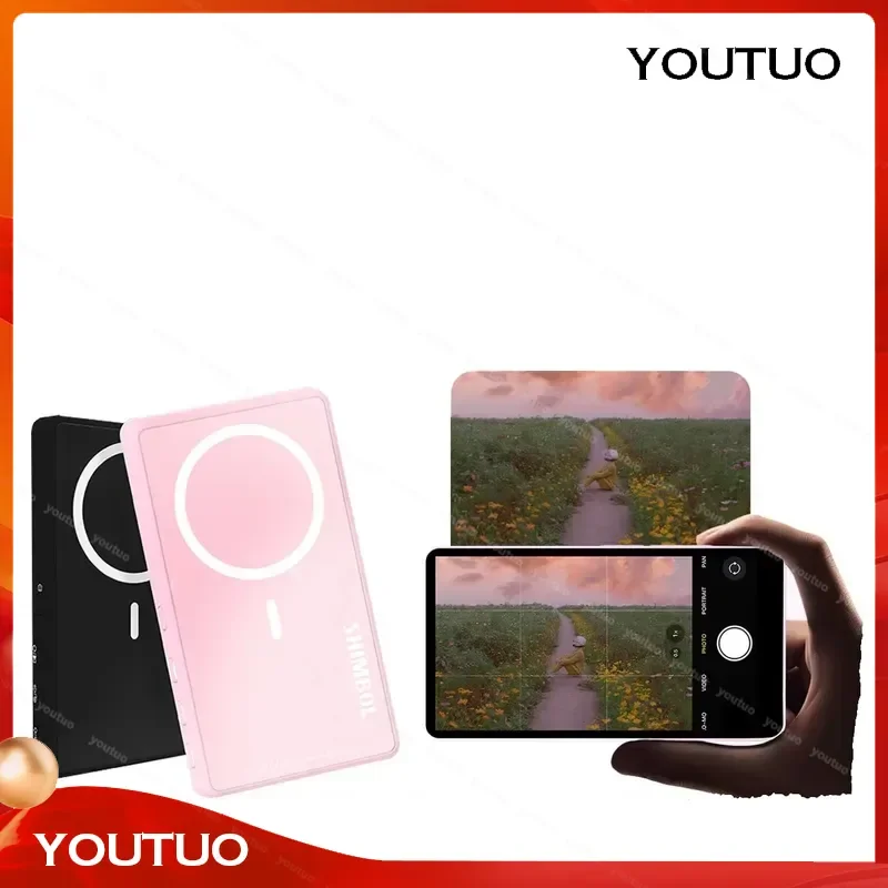 for Shimbol CP5 LITE 2 5 Inch Rear Selfie Camera 1080p Full HD for Vlog Compatible with iPhone X 13 14 16 Ultra Samsung Phone