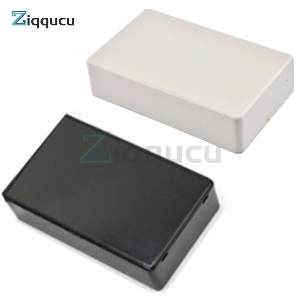 1pc Plastic Waterproof Cover Electronic Project Instrument Enclosure DIY Box Case Junction Box Housing 100x60x25mm Black/White