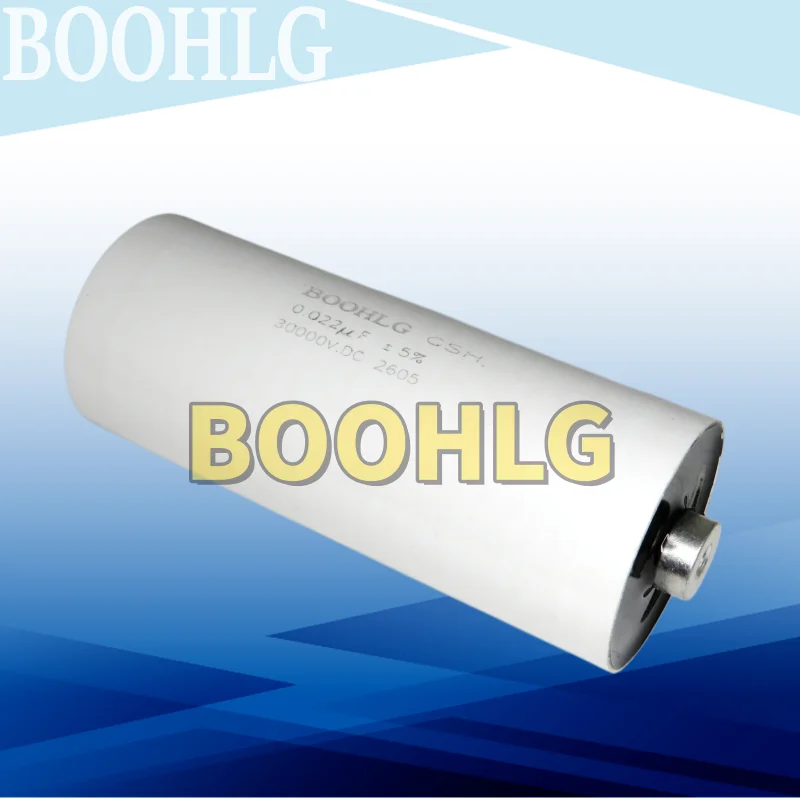 1-個高電圧パルスエネルギー貯蔵コンデンサ誘導-30000v-30kv-0022uf-22nf-47x120mm