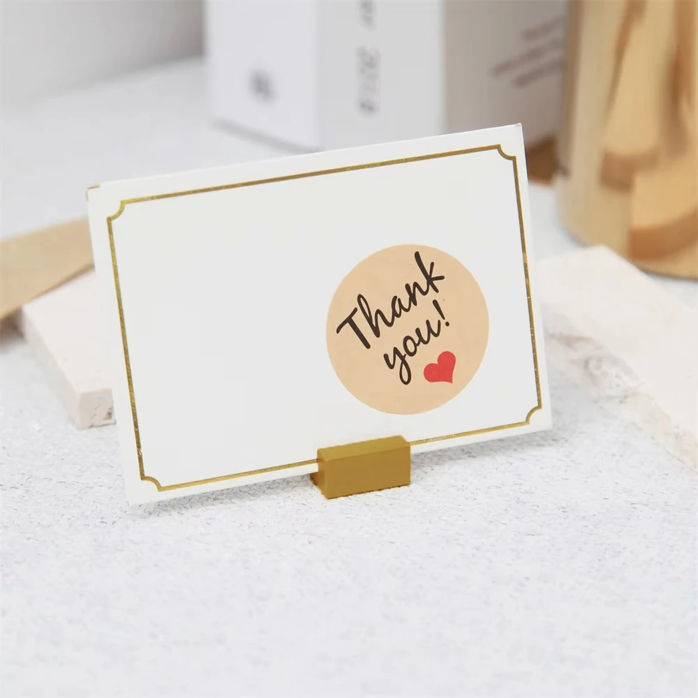 Brass Metal Place Card Holders Document and Paper Collection for Reception Photo Picture Tags