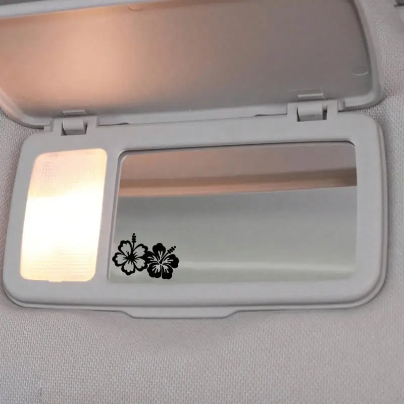 【MO】Flower Car Rearview Mirror Stickers Car Rearview Mirror Decals Small Decals Car Decorative Stickers