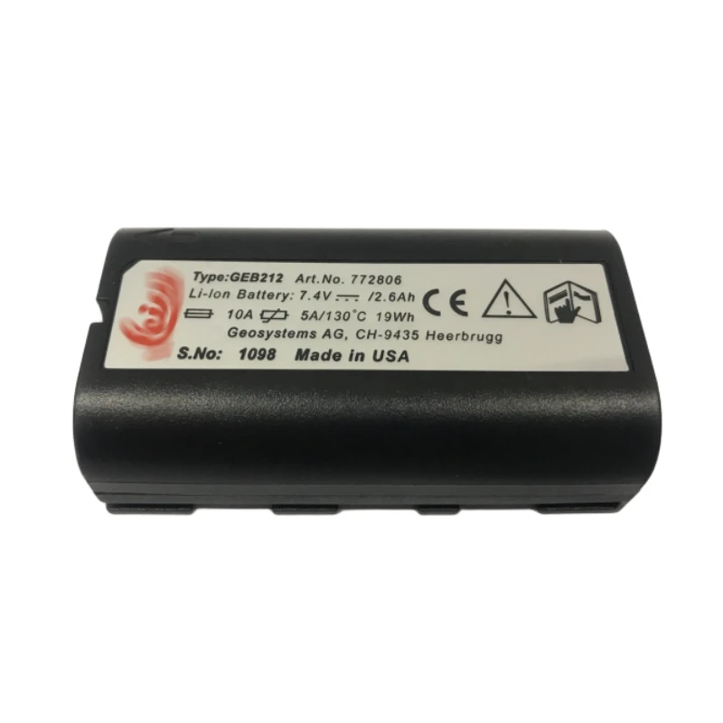 Brand NEW 2023 GEB212 Replacement Battery FOR LEIC  ATX1200 ATX1230 GPS1200 GPS900 GRX1200