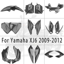 For Yamaha XJ6 2009-2012 Motorcycle Body Fairings Carbon Front Bracket Side Cover Panel Cowl Fender Left Right frame Fairing