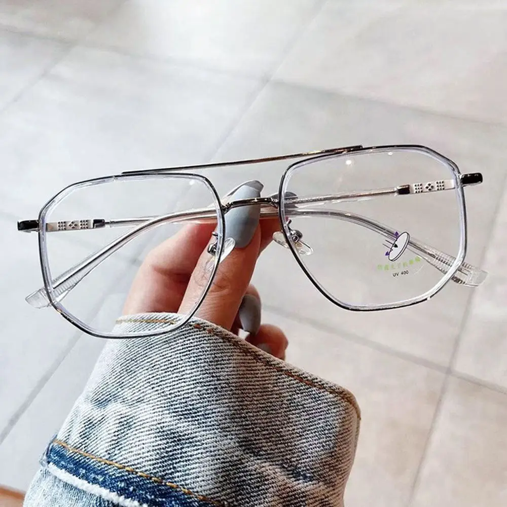 

Office Portable Eye Protection Computer Goggles Oversized Eyeglasses Anti-Blue Light Glasses Ultra Light Frame